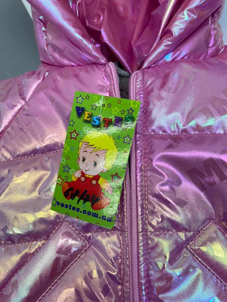 Демісезонна куртка для дитини (рожева), Vesters  048-КУ