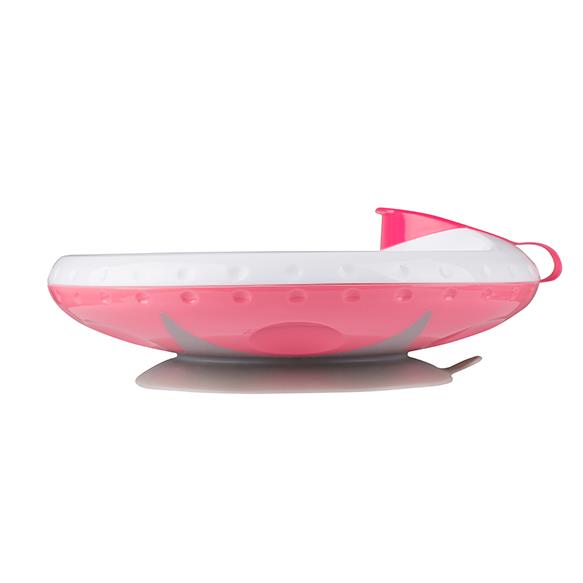 Миска с присоской, поддерживающая темпаратуру пищи (розовая), BABYONO, 1070/02