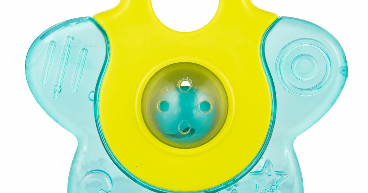 Брязкальце-прорізувач з водою, Canpol babies 56/161 (зелена)