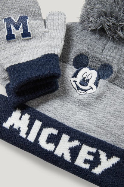 Набір (шапка і рукавички) Mickey Mouse для дівчинки