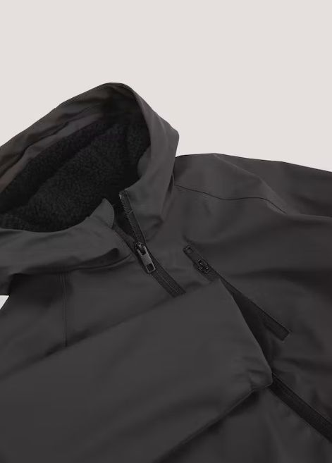 Куртка-дождевик с шерпой внутри для мальчика