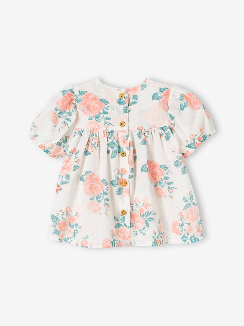 Бавовняна блуза для дівчинки