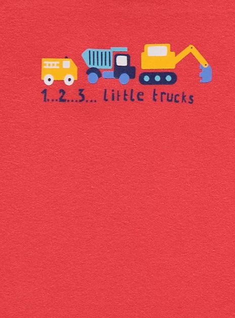 Трикотажна піжама для дитини 1 шт. (червона футболка і сині шорти у смужку)
