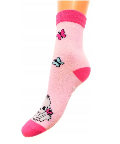 Шкарпетки з протиковзкими вставками для дитини 1шт. (рожеві), SB007-G-01