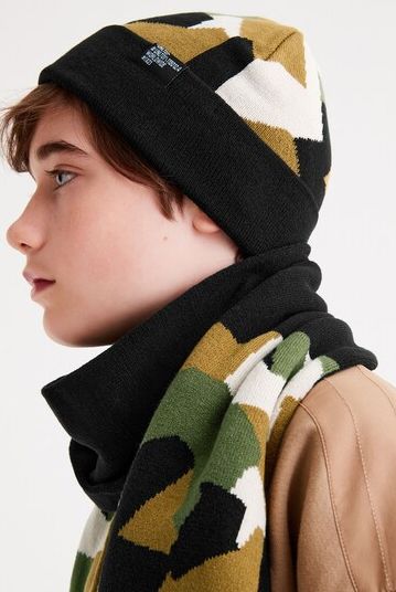 Комплект (шапка+шарф) для ребенка