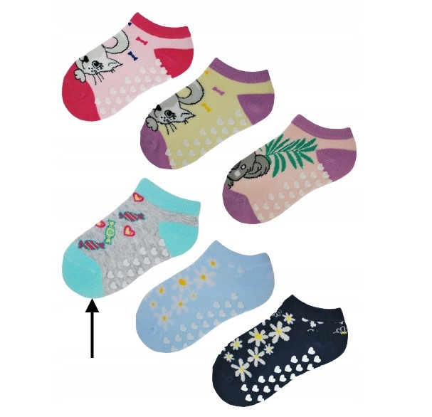 Шкарпетки з протиковзкими вставками для дитини, ST008-G-01