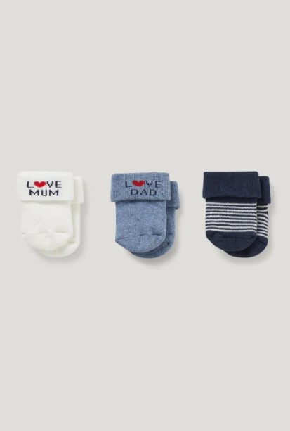 Набір шкарпеток для дитини всередині з махровою ниткою (3 пари)