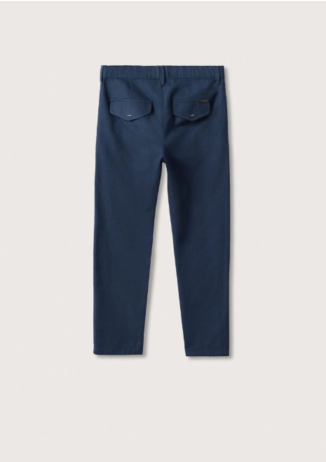 Котоновые штаны для мальчика (темно-синие)