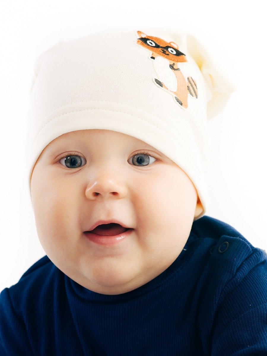 Трикотажна шапочка з начосом для дитини 118510