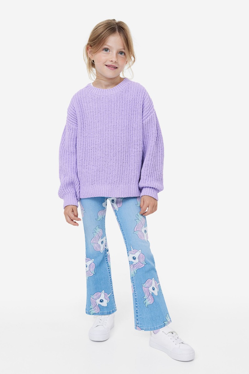 Вязаный свитер из синели для ребенка, 1094835025