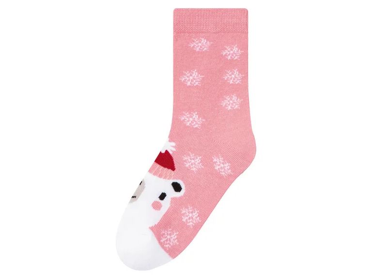 Набор новогодних носков для девочки (5 пар)