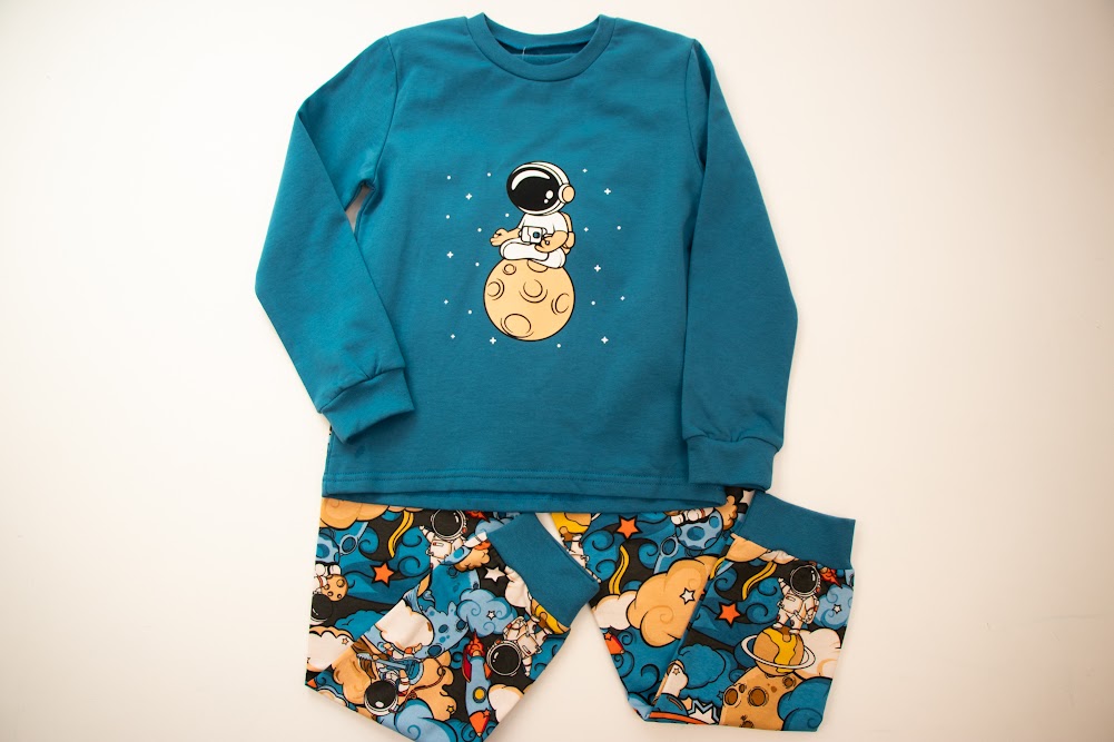 Трикотажная пижама с начесом внутри для мальчика, Lotex 0191-14