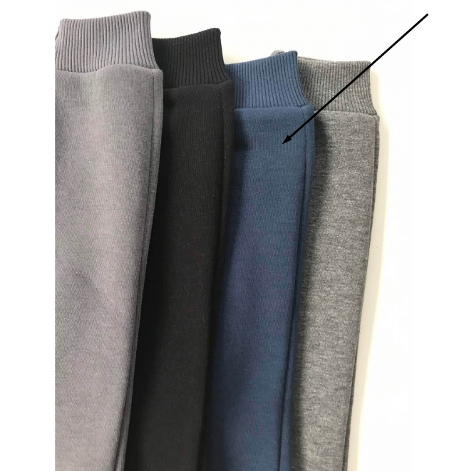 Трикотажные штаны с начесом для ребенка (1шт. синие), Robinzone ШТ-256