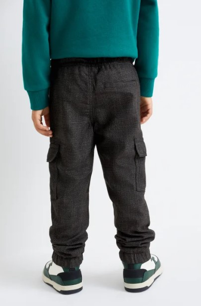 Штаны-карго с трикотажной подкладкой внутри для мальчика