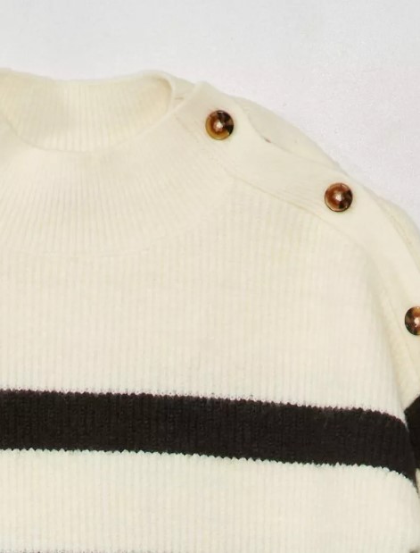 Стильний в'язаний светр для дівчинки