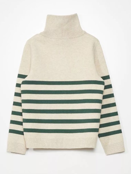 Стильний в'язаний светр для дівчинки