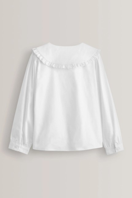 Стильна котонова блуза для дівчинки