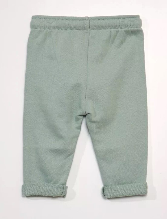 Утепленные трикотажные штаны с махровой нитью внутри для ребенка