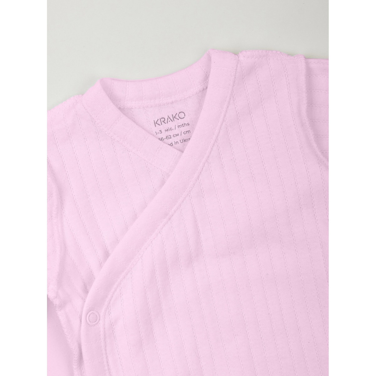 Боді-льоля з ажурного трикотажу для дівчинки (рожевий), 4032B22