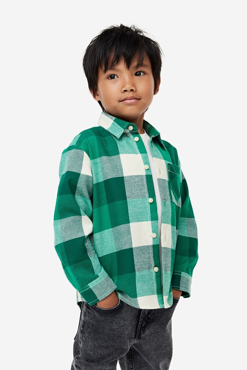 Фланелевая рубашка для мальчика, 1163548004