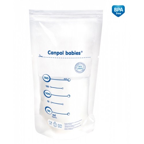 Пакети для зберігання молока 20шт., Canpol babies 70/001