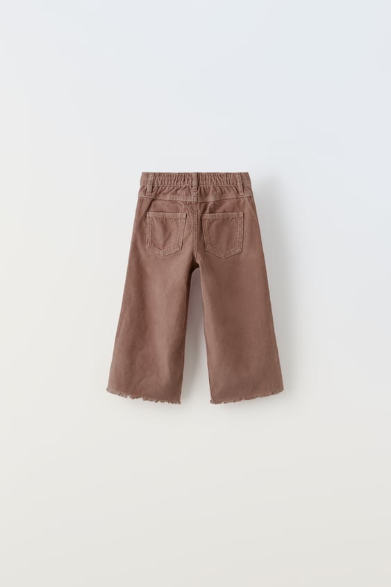 Вельветовые штаны-кюлоты для ребенка