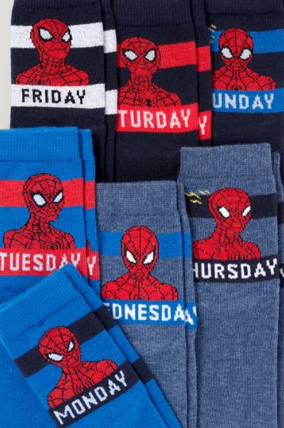Набор трикотажных  носочков ''Spider-Man'' для ребенка (7 пар), 4198879840