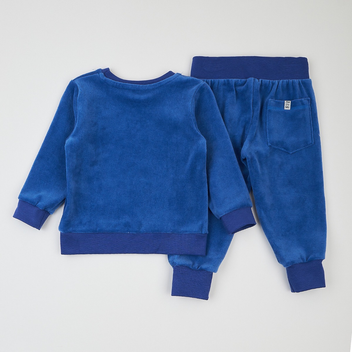 Велюровый костюм для ребенка (синий) , 13306