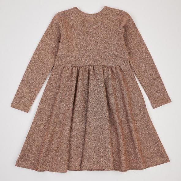 Платье с люрексом внутри с махровой нитью для девочки, 13394