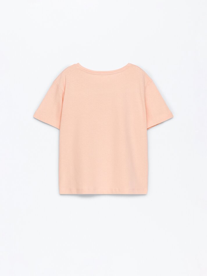 Трикотажна футболка для дитини 1 шт.(помаранчева)