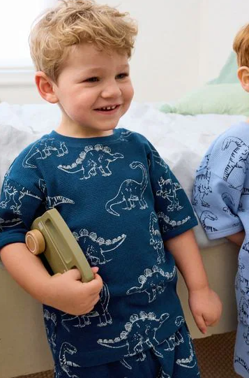 Трикотажная пижама для мальчика 1 шт. (синяя)
