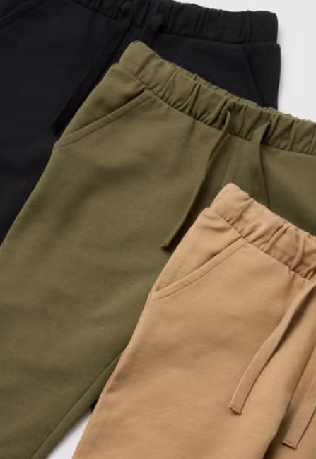 Трикотажні штани з легкою махровою ниткою всередині 1 шт. (зелені)