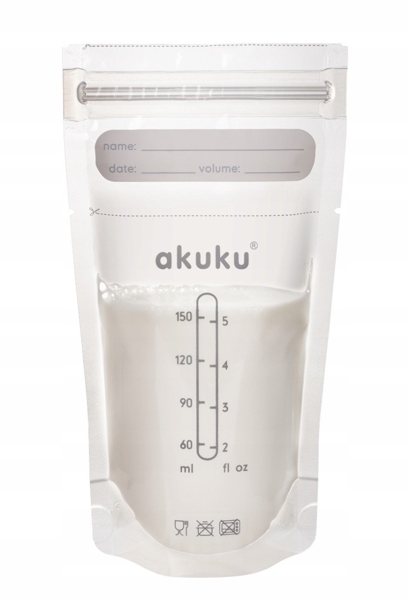 Пакети для зберігання молока, 150 мл (30 шт), Akuku A0011