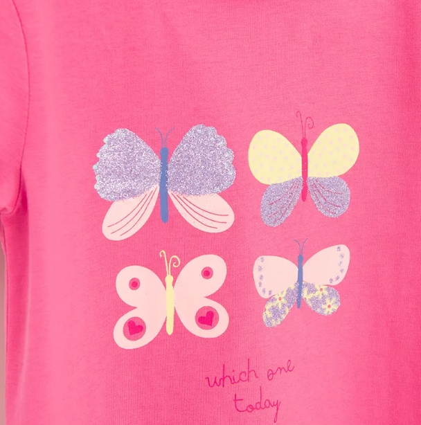 Трикотажна футболка для дитини 1шт.(рожева)