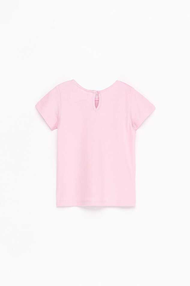 Трикотажная футболка для ребенка 1 шт.(розовая)