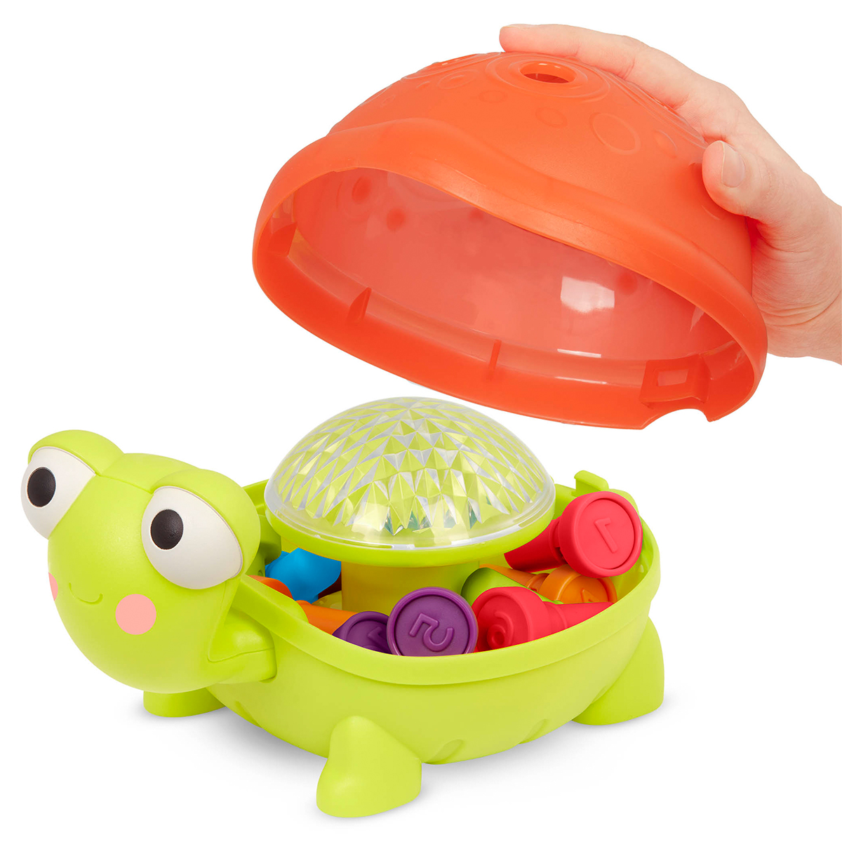 Развивающая игрушка – Черепаха-умница (свет, звук), Battat BX1998Z