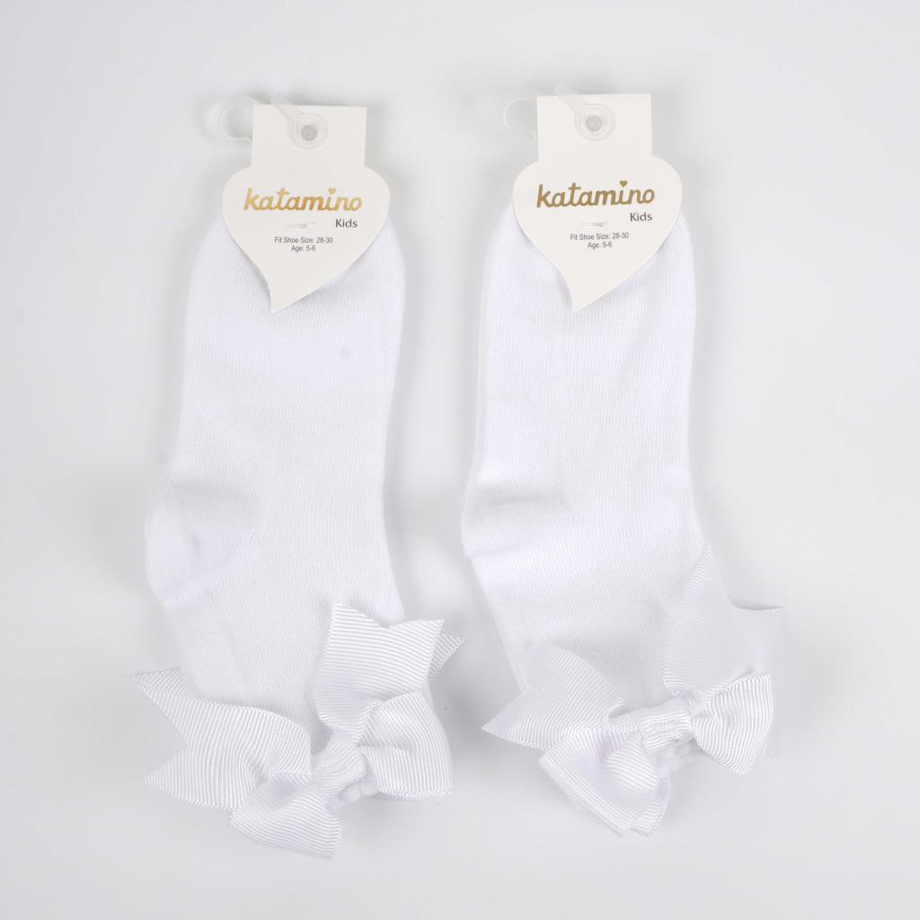 Носки для девочки (белые), Katamino K22177