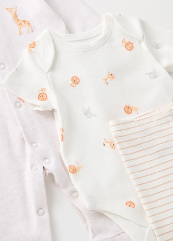 Красивий комплект для новонародженого (5 позицій) від Matalan