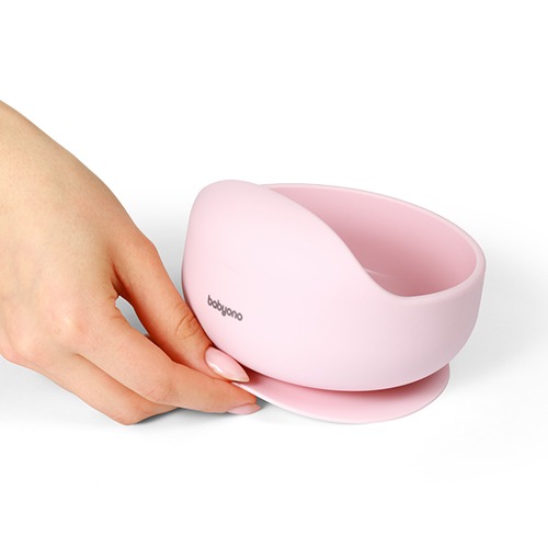 Силіконова миска з присоскою , BabyOno 1481/02