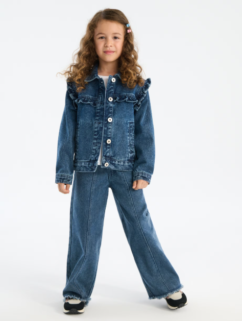 Джинси WIDE LEG для дівчинки, 380EW-59J