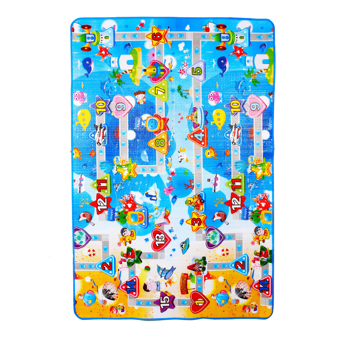 Мультифункціональний ігровий килимок «Море» (120х180 см) Lindo F1011