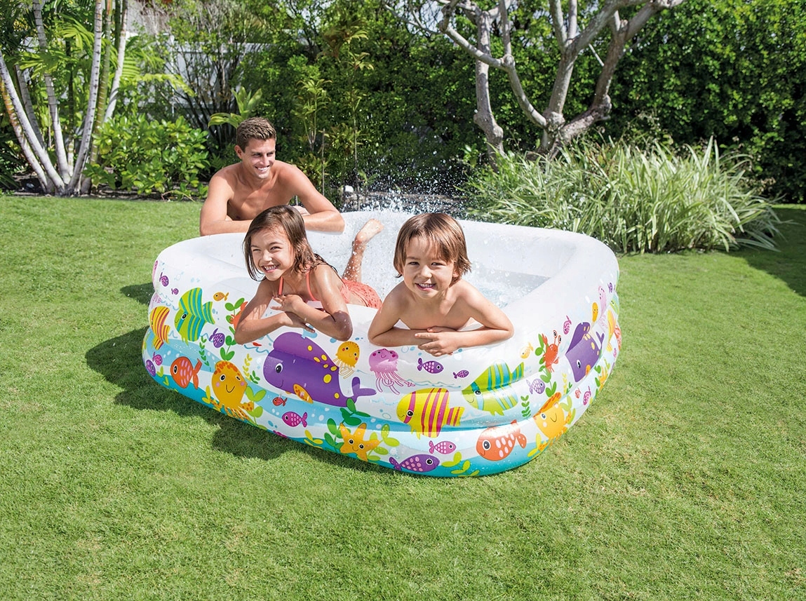 Дитячий надувний басейн, 159х159х50 см., INTEX 57471