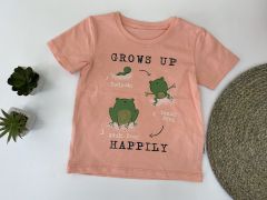 Трикотажная футболка для девочки (розовая), ФБ-295