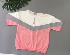 Трикотажна футболка для дівчинки (рожева), 11177 Toontoy