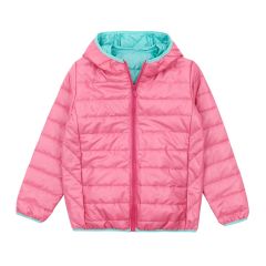 Демисезонная куртка для девочки (розовая с ментоловым),  2ПЛ103 