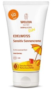 Едельвейс сонцезахисний крем для чутливої шкіри, 50мл., SPF 50, Weleda 007556EN
