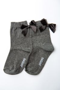 Шкарпетки для дівчинки "Star" (темно-сірі), Pompea.
