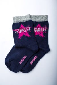 Шкарпетки для дівчинки "Ametista" (темно-сині), Pompea.