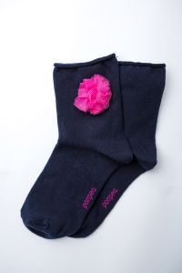 Шкарпетки для дівчинки "Fuxia" (темно-сині), Pompea.