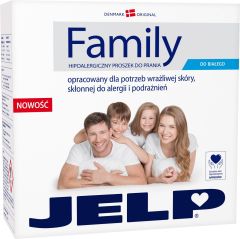 Гіпоалергенний порошок для прання білого "Family" 2,24 кг, 90029, JELP